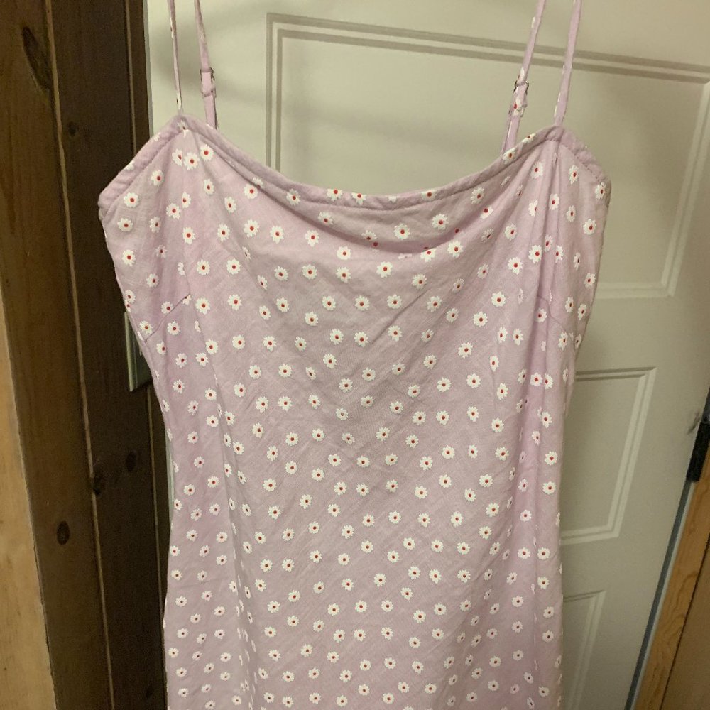 Mini Lilac Floral Dress